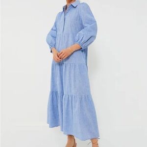 Pomander Place Chambray Mabel Maxi Dress